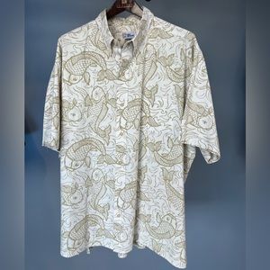 Reyn Spooner Koi Pattern button Down 3XL